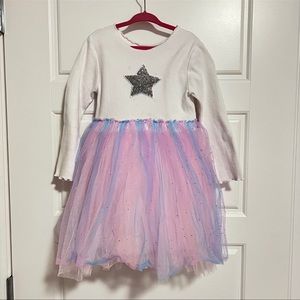 Kids tutu stars dress size110(4-5Y) birthday dress /party dress